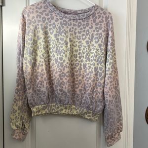 Matching leopard print pajamas